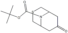 tert-butyl 7-oxo-3-thia-9-azabicyclo[3.3.1]nonane-9-carboxylate 结构式