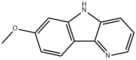 7-methoxy-5H-pyrido[3,2-b]indole 结构式