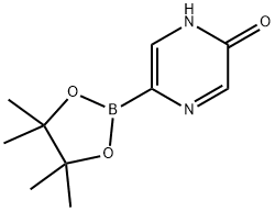 5-(4,4,5,5-四甲基-1,3,2-二噁硼烷-2-基)吡嗪-2(1H)-酮 结构式