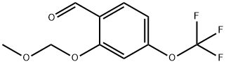 2-(甲氧基甲氧基)-4-(三氟甲氧基)苯甲醛 结构式