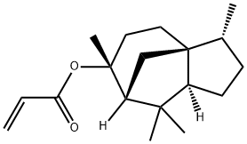 (3R,3aS,6R,7R,8aS)-3,6,8,8-tetramethyloctahydro-1H-3a,7-methanoazulen-6-yl acrylate 结构式
