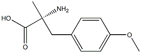 4-Methoxy-a-methyl-D-phenylalanine 结构式