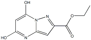 ethyl 5,7-dihydroxypyrazolo[1,5-a]pyrimidine-2-carboxylate 结构式