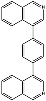4-(4-(isoquinolin-4-yl)phenyl)isoquinoline 结构式