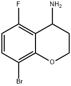 8-bromo-5-fluorochroman-4-amine 结构式