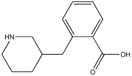 Benzoic acid, 2-(3-piperidinylmethyl)- 结构式