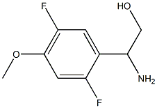 2-AMINO-2-(2,5-DIFLUORO-4-METHOXYPHENYL)ETHAN-1-OL 结构式