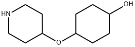 4-(piperidin-4-yloxy)cyclohexanol 结构式