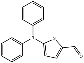 5-(二苯基氨基)噻吩-2-甲醛 结构式