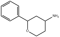 2H-Pyran-4-amine, tetrahydro-2-phenyl- 结构式