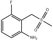 3-氟-2-[(甲基磺酰基)甲基]苯丙胺 结构式