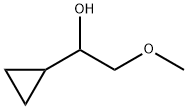 1-cyclopropyl-2-methoxyethan-1-ol 结构式