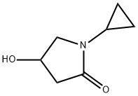 1-环丙基-4-羟基吡咯烷-2-酮 结构式