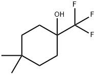 4,4-二甲基-1-(三氟甲基)环己醇 结构式