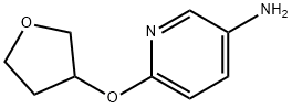 6-(氧戊环-3-基氧基)吡啶-3-胺 结构式