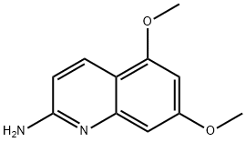 5,7-dimethoxyquinolin-2-amine 结构式