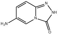 6-氨基-[1,2,4]三唑并[4,3-A]吡啶-3(2H)-酮 结构式