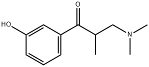 3-(Dimethylamino)-1-(3-hydroxyphenyl)-2-methyl-1-propanone 结构式