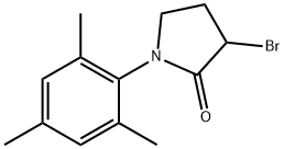 3-溴-1-(2,4,6-三甲苯基)吡咯烷-2-酮 结构式