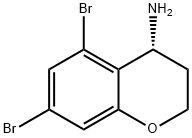 (R)-5,7-dibromochroman-4-amine 结构式