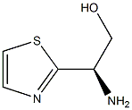 (R)-2-氨基-2-(噻唑-2-基)乙醇 结构式