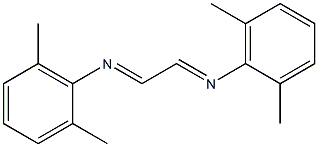 N-(2,6-dimethylphenyl)-N-{2-[(2,6-dimethylphenyl)imino]ethylidene}amine 结构式