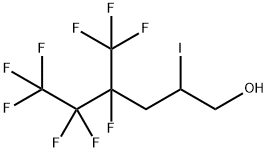 4,5,5,6,6,6-六氟-2-碘-4-(三氟甲基)己-1-醇 结构式