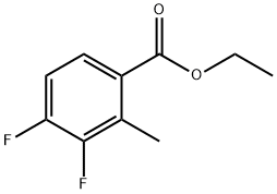 ETHYL 3,4-DIFLUORO-2-METHYLBENZOATE 结构式