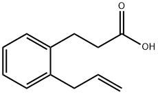3-(2-烯丙基苯基)丙酸 结构式