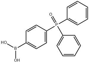 (4-(二苯基磷酰基)苯基)硼酸 结构式