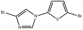 4-Bromo-1-(5-bromo-2-thienyl)-1H-imidazole 结构式