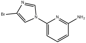 1-(6-AMINO-2-PYRIDYL)-4-BROMOIMIDAZOLE 结构式