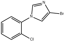 4-Bromo-1-(2-chlorophenyl)-1H-imidazole 结构式