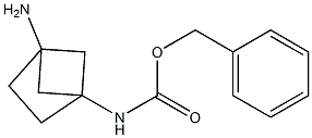 苄基(4-氨基双环[2.1.1]己烷-1-基)氨基甲酸酯 结构式