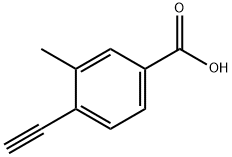 4-ethynyl-3-methylbenzoic acid 结构式