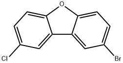 2-溴-8-氯二苯并呋喃 结构式