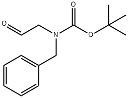 苄基(2-氧代乙基)氨基甲酸叔丁酯 结构式