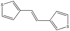 (E)-1,2-di(thiophen-3-yl)ethene 结构式