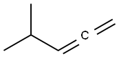 4-Methyl-1,2-pentadiene. 结构式