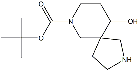 10-羟基-2,7-二氮杂螺[4.5]癸烷-7-羧酸叔丁基酯 结构式