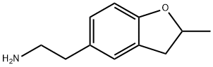 2-(2-甲基-2,3-二氢-1-苯并呋喃-5-基)乙烷-1-胺 结构式