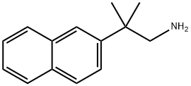 2-甲基-2-(萘-2-基)丙-1-胺 结构式