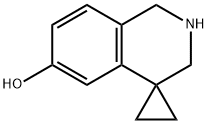2′,3′-二氢螺[环丙烷-1,4′(1′H)-异喹啉]-6′-醇 结构式