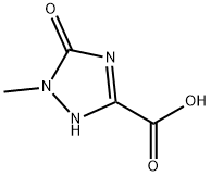 5-hydroxy-1-methyl-1H-1,2,4-triazole-3-carboxylic acid 结构式