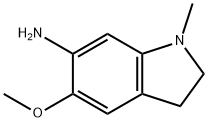 5-methoxy-1-methylindolin-6-amine 结构式