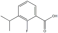 2-氟-3-异丙基苯甲酸 结构式