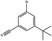 3-BROMO-5-(TERT-BUTYL)BENZONITRILE 结构式
