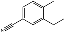 3-ethyl-4-methylbenzonitrile 结构式