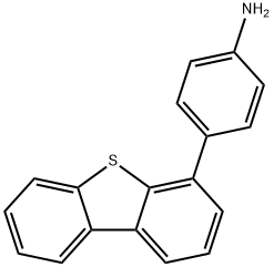 4-(4-二苯并噻吩)苯胺 结构式