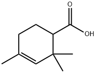 3-Cyclohexene-1-carboxylic acid, 2,2,4-trimethyl- 结构式